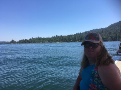 Melissa on the dock